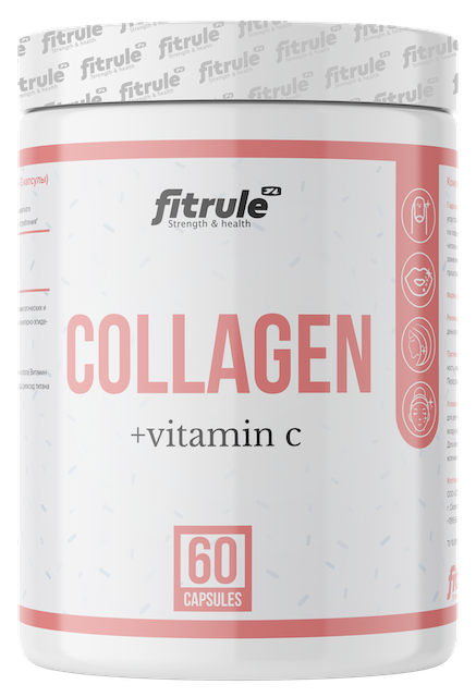 Collagen + Vitamin C, Fitrule, 60 caps