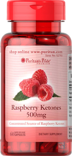 Raspberry Ketones, Puritans Pride, 500 mg, 60 caps