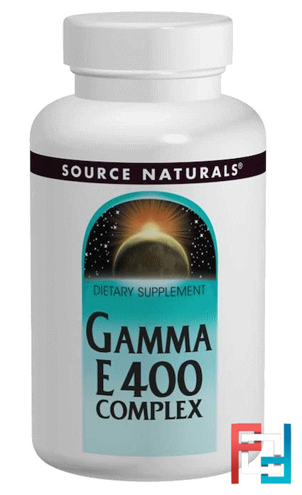 Gamma E 400 Complex, Source Naturals, 60 Softgels