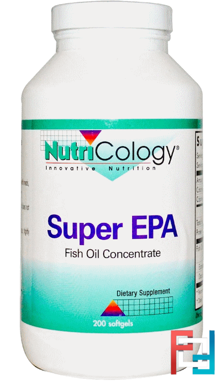 Super EPA, Fish Oil Concentrate, Nutricology, 200 Softgels