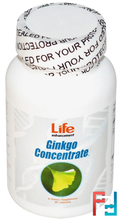 Ginkgo Concentrate, Life Enhancement, 90 Capsules