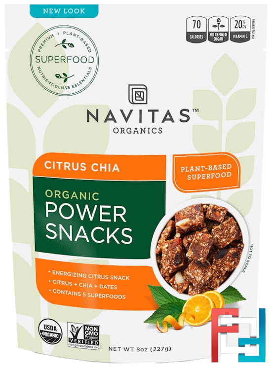 Organic, Power Snacks, Cacao Goji, Navitas Organics, 8 oz, 227 g