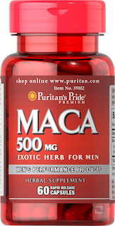 Maca, Puritans Pride, 500 mg, 60 caps