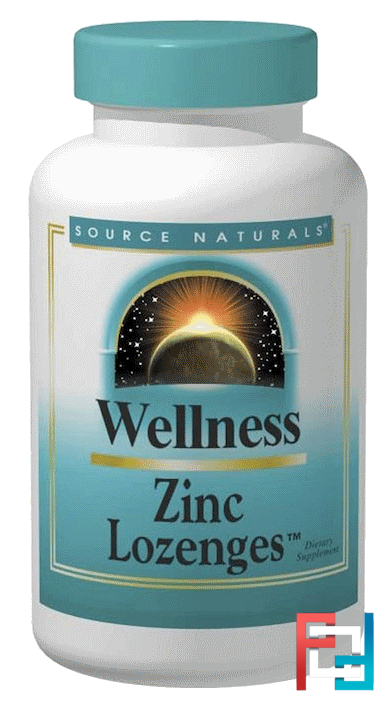 Wellness, Zinc Lozenges, Peach-Raspberry, 23 mg, Source Naturals, 120 Lozenges