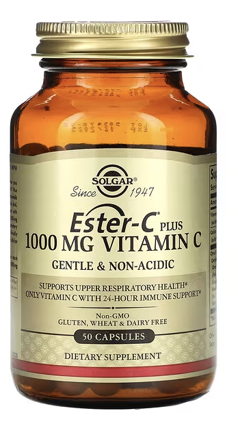 Эстер-C, Ester-C плюс витамин C, Solgar, 1000 mg, 50 caps Эстер-C, Ester-C плюс витамин C, Solgar, 1000 mg, 50 caps