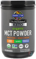 Dr. Formulated Keto Organic MCT Powder, Garden of Life, 10.58 oz, 300 g