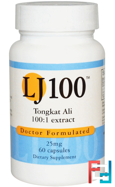 Tongkat Ali, LJ 100, 25 mg, Advance Physician Formulas, Inc., 60 Capsules