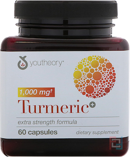 Turmeric, Extra Strength Formula, Youtheory, 1,000 mg, 60 Capsules